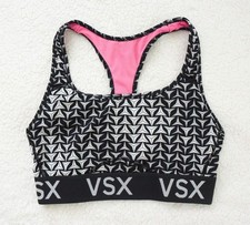  Victoria's Secret VSX" The Player Racerback Sports Bra in "Wavy Arrows", SMALL