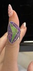 Mine Finds by Jay King DTR Sterling Silver Variscite & Sugilite Inlay Ring Sz 6 — photo 7