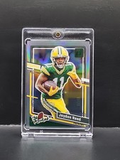 2023 Panini Clearly Donruss Rated Rookie Holo #d/49 Jayden Reed #68 Rookie RC