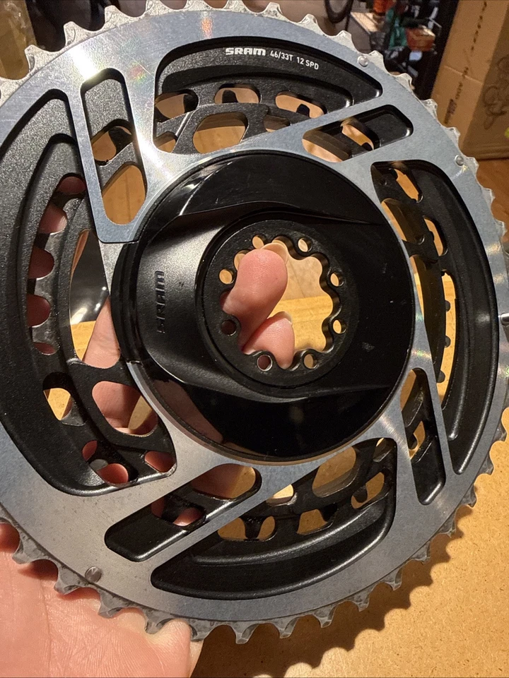 SRAM Red AXS D1 46/33t 8-Bolt Direct-Mount 12-Speed Bike Chainring Set 223g - Image 3 of 4