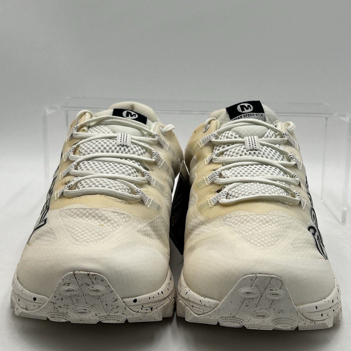 Mens Merrell MOAB Speed Goretex GTX White Black Trail Running 