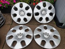 Set of Genuine Vauxhall 16" Wheel Trims Hub Caps x4 Zafira B Astra J Meriva B