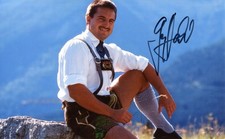Legenda saneczek Georg Hackl oryginalny autograf 3 x mistrz olimpijski