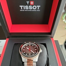 NEW TISSOT T1208072205101 Tissot SEASTAR 1000 40MM Auto Rose Gold UK seller