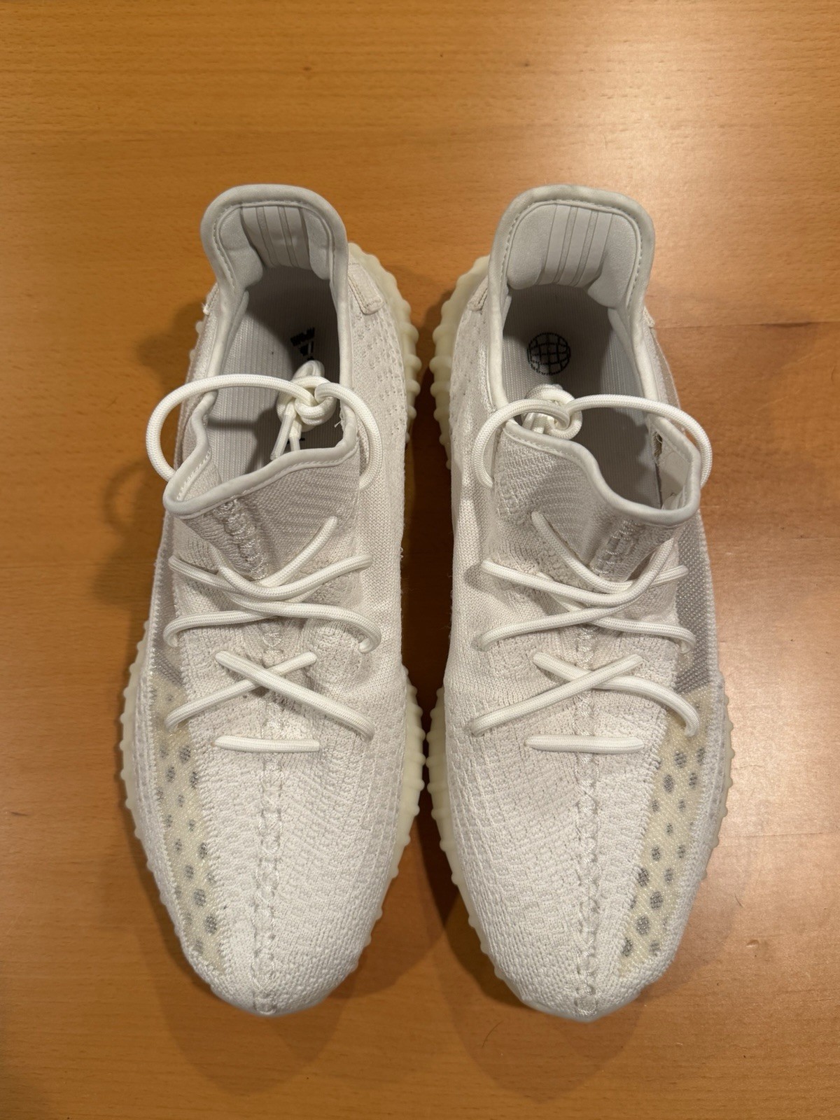 Size 13 - adidas Yeezy Boost 350 V2 Bone White Sneaker Shoes HQ6316 thumbnail 3