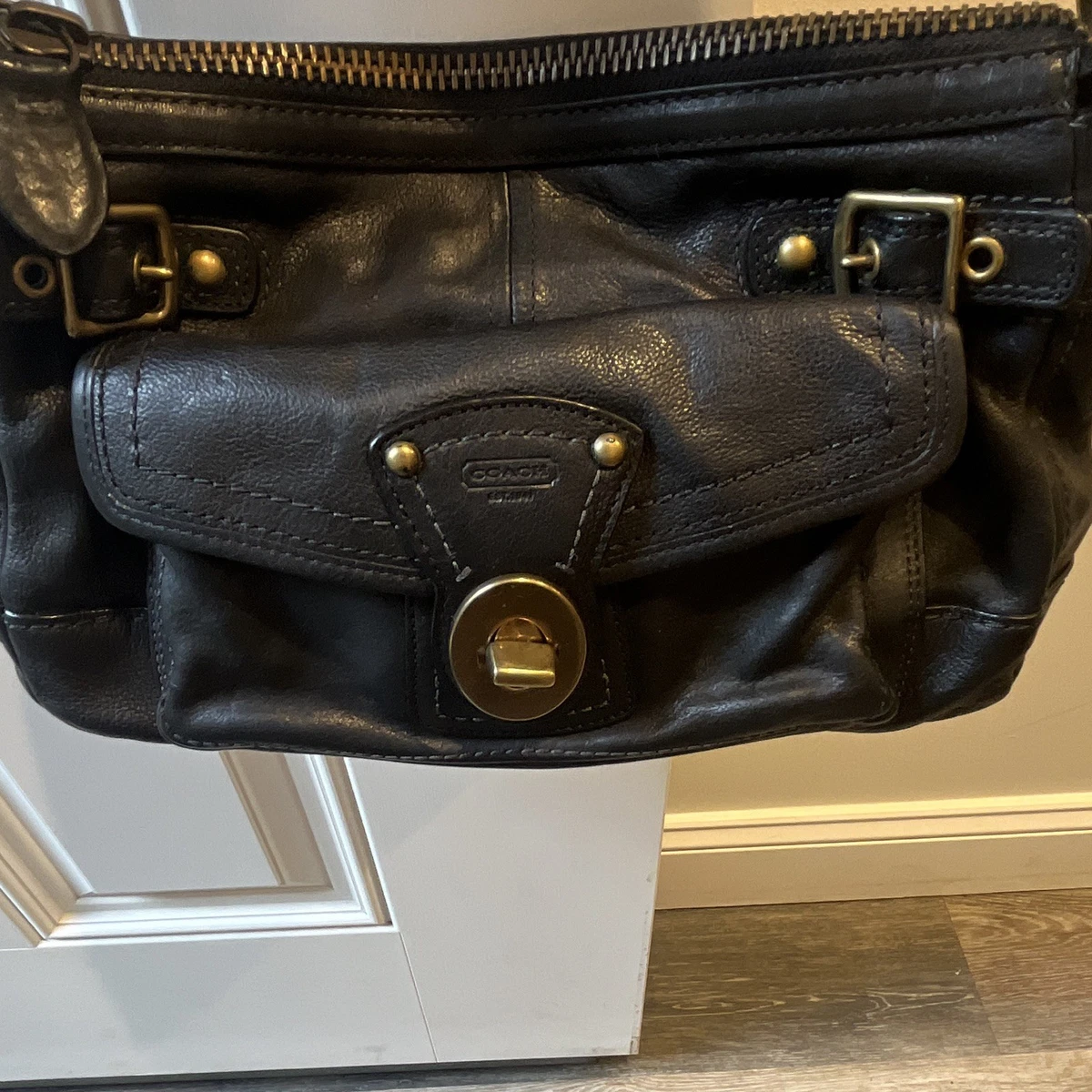 Coach Legacy Satchel/Top Handle Bag Striped Bags & Handbags for