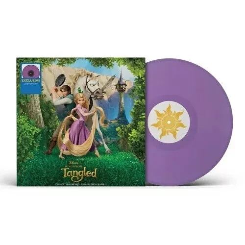 Disney Songs From Tangled Walmart Exclusive Lavender Colored Vinyl LP