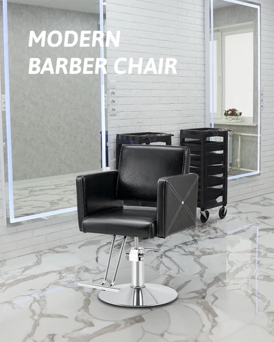 Classic Hydraulic Barber Chair Salon Beauty Spa Tattoo Hair Styling Equipment US - Picture 11 of 14