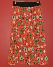 LuLaRoe Multicolor Floral Print Large Skirt