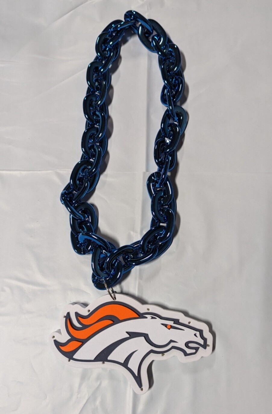 Denver Broncos Foam Fan Chain LIGHT UP Team LED Necklace Big Logo
