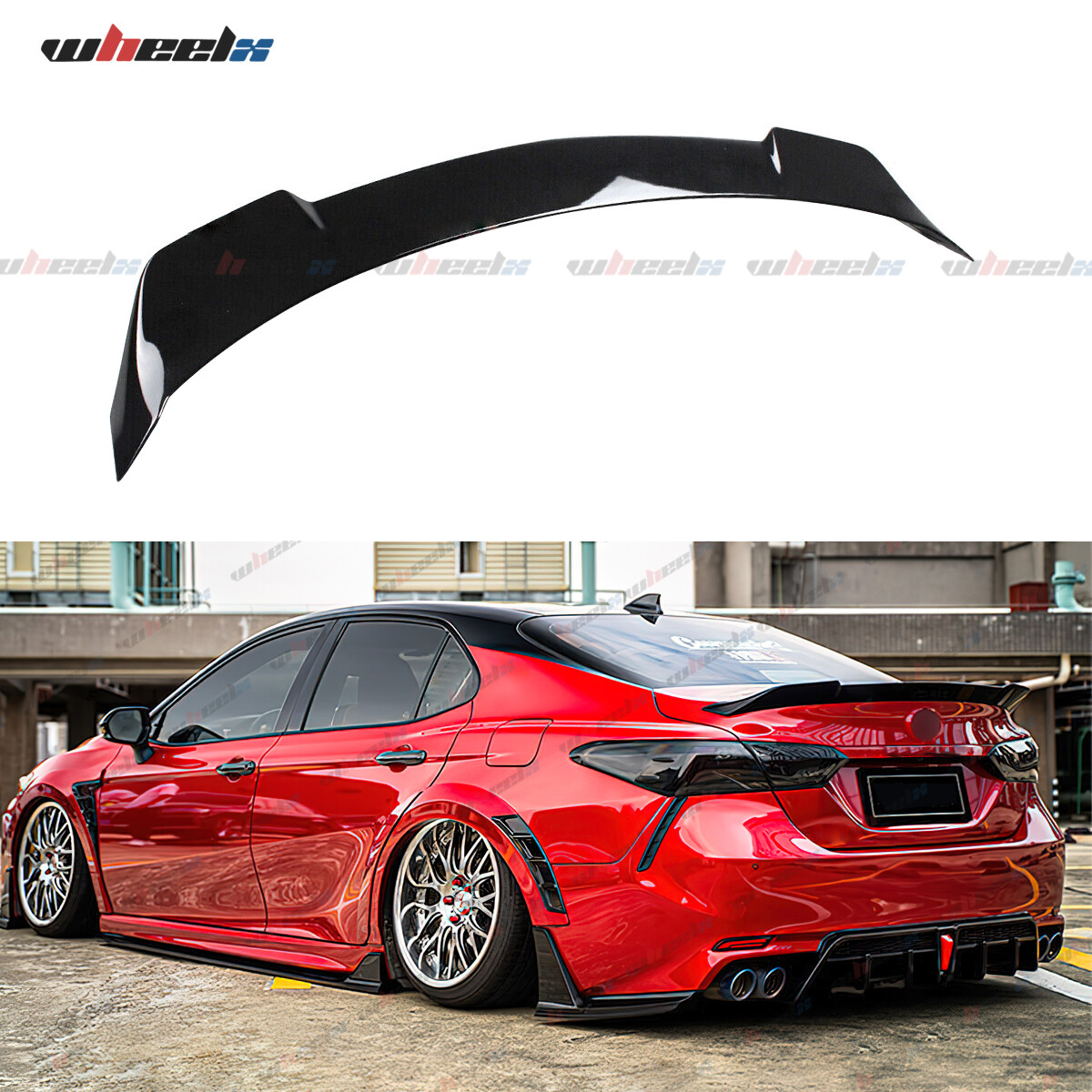 For Toyota Camry SE XSE 2018-2024 Rear Bumper Trunk Spoiler Lip