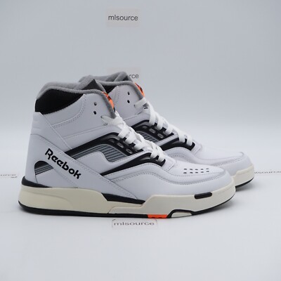 Size 8 Men's Reebok Pump TZ Basketball Shoes HQ8803 Black/White