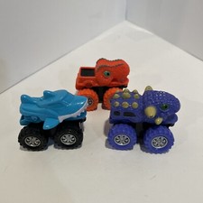 Spark Create Imagine Dino Monster Trucks Lot Of 3 Dinosaur Vehicles
