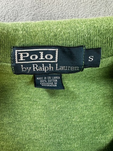 RALPH LAUREN polo Mens Small Tee T shirt GREEN Casual golf Rugby short sleeve - Picture 3 of 9