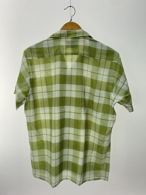 MANHATTAN Long Sleeve Shirt 50S Open Collar Box Silhouette M 
