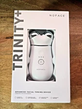 NuFACE Trinity+ Starter Kit Advanced Facial Toning Device Microcurent Activators