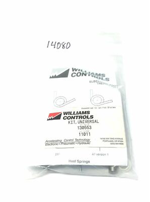 Williams Controls Universal Treadle Pin Replacement Kit 130553 NOS