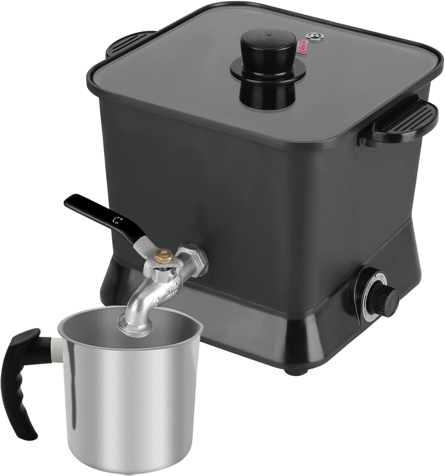 Large 4.5 Qts Electric Wax Melter for Candle Making, Candle Wax Melting