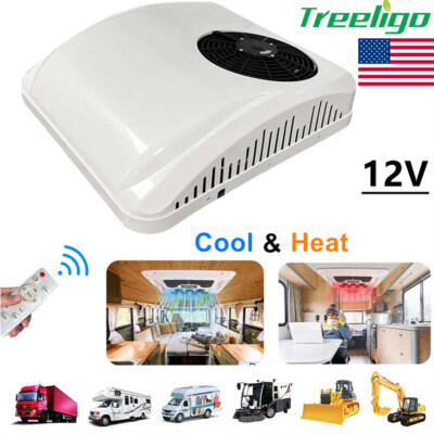12V RV Truck Rooftop Air Conditioner Cool&Heat AC Kit Fits Caravan Camper Boat