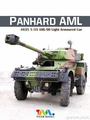 Tiger 4635 1/35 Panhard AML-90 Light Armoured Car Model 2019 New