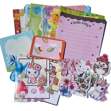 25 Piece Kawaii Stationery Lot, Grab Bag, FREE SHIPPING!