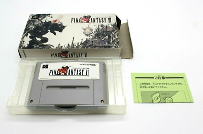 Super Famicom Final fantasy VI 6 Nintendo SFC Japan Import SQUARE NTSC ...