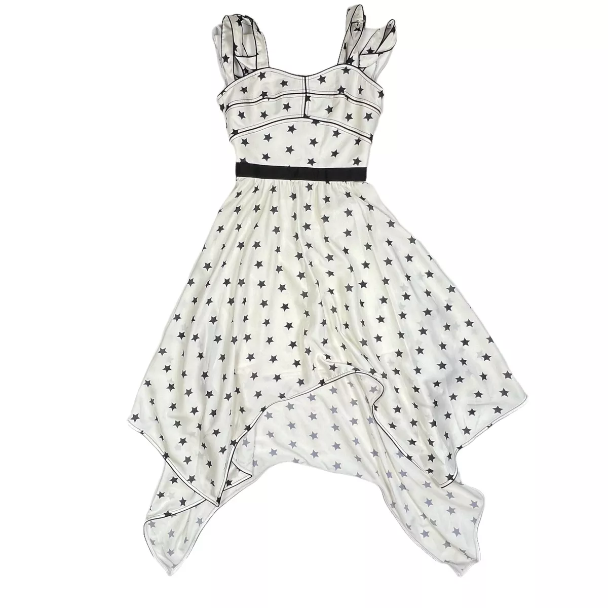 Self portrait star handkerchief dress sales