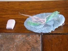Vintage Barbie Ken Singing In The Shower Shower Cap & Pink Razor  FREE SHIP