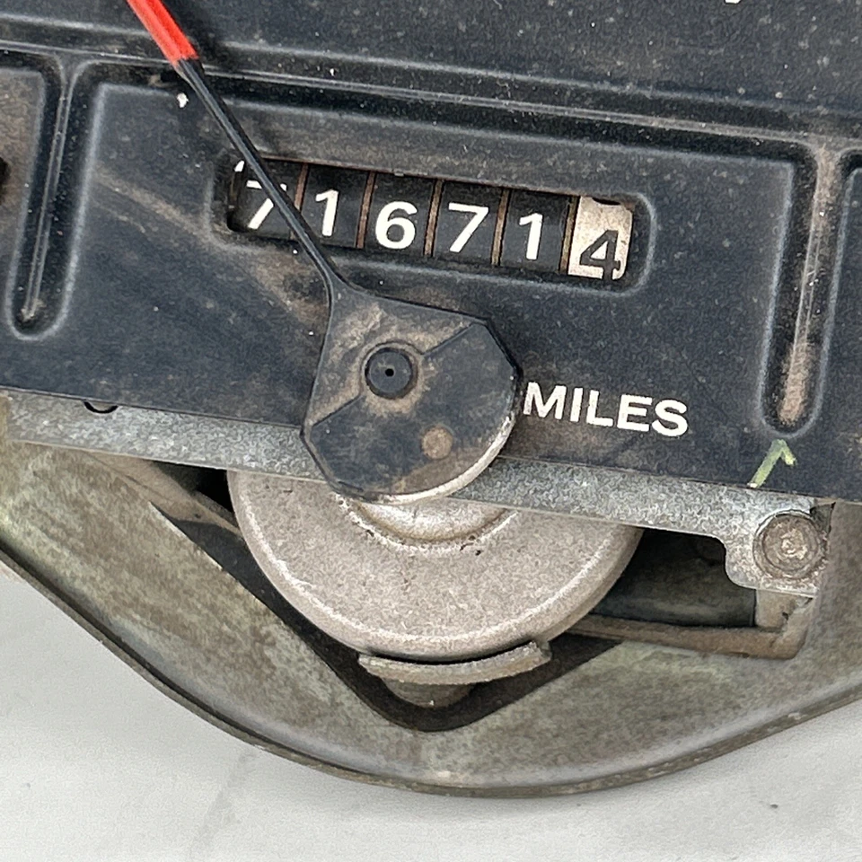 1965 1966 Ford Galaxie painel cluster medidor de velocidade lente moldura frontal LTD 7 FABRICANTE DE EQUIPAMENTO ORIGINAL - Imagem 4 de 4