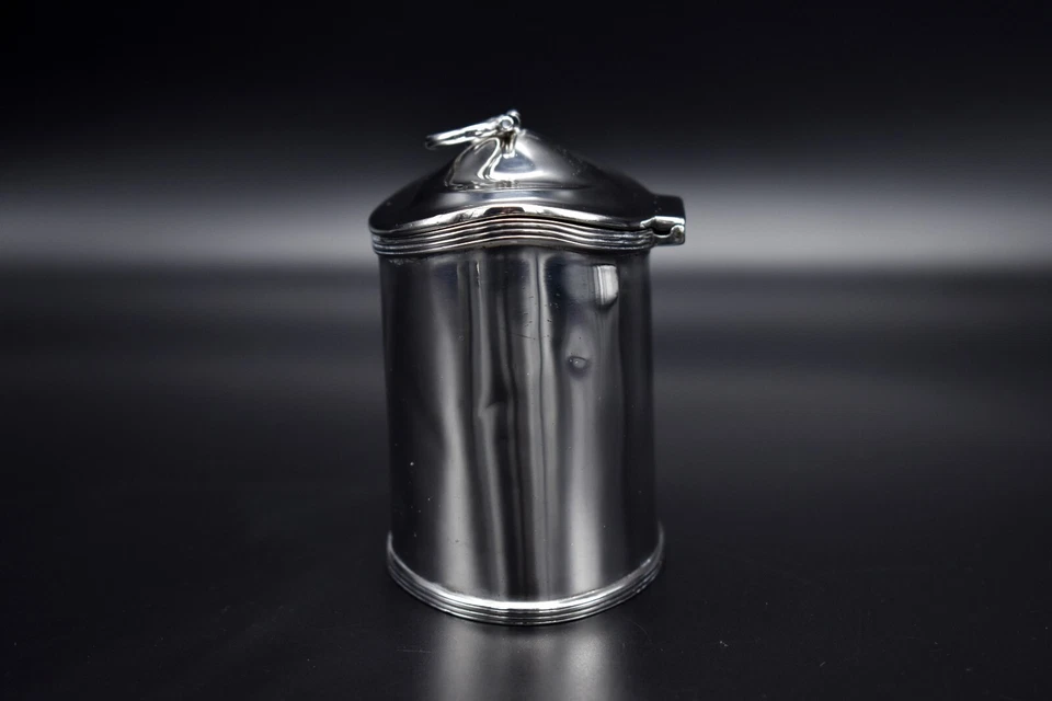 Carrito de té George V de plata esterlina 1917 Foto 4 de 4