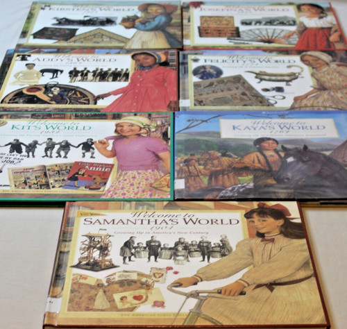 Set 7 Vintage American Girls Collection Welcome to Their World Books, Kaya Kit