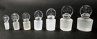 Vintage PYREX  Apothecary Lab Glass Bottle Stoppers ~ PICK YOUR SIZE
