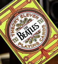 The Beatles (Green) Playing Cards by theory11