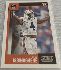 2020 Panini Score Football Noah Igbinoghene Auburn Tigers rookie #335