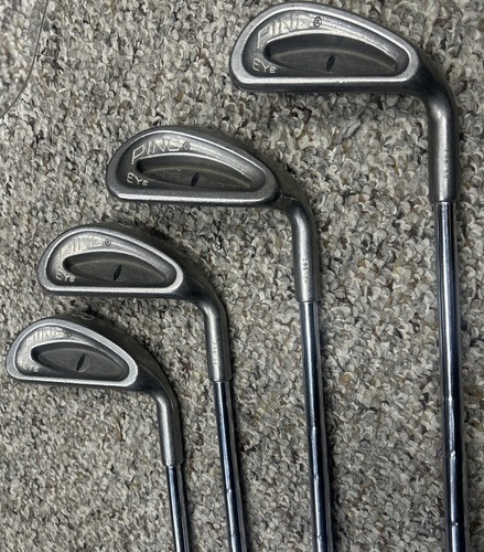 Original Ping Eye Cat Eye Black Dot Karsten 3-9 PW & SW Irons Set Steel Shaft RH - Picture 19 of 21