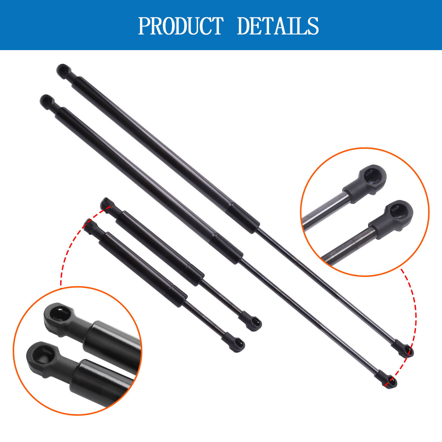 Hood Spring Lift Support Struts for Bentley Continental GT Speed V8 Coupe 