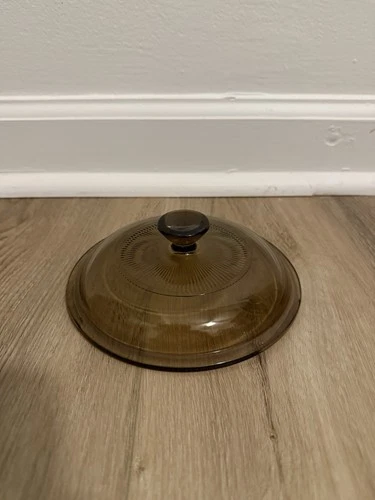 Amber Vision Corning Ware Pyrex Replacement Lid Pyrex V-1-C for 1L Pot