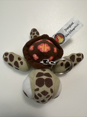 Disney Theme Parks Finding Nemo Squirt Keychain Toy Plush Baby Sea Turtle 4''