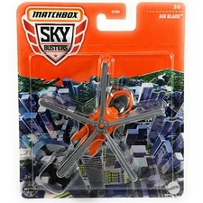 Mattel - Matchbox Skybusters Toy Metal Vehicles - AIR BLADE HELICOPTER (Orange)