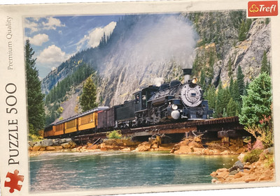 Trefl 500 Pc: Mountain Train 2022 Jigsaw Puzzle Rare Poland