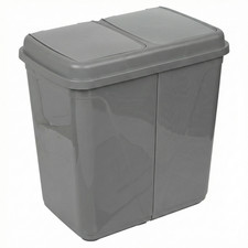 60/90L Double Kitchen Recycling Laundry Duo Bin Garbage Under Cabinet Trash Can