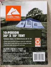 Ozark Trail WMT922.4A 10 Person 20' X 10' Tent NEW