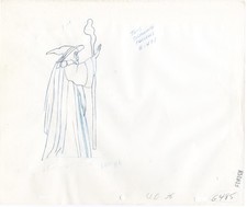 LORD OF THE RINGS: ORIGINAL RALPH BAKSHI PRODUCTION DRAWINGS + Free Autograph