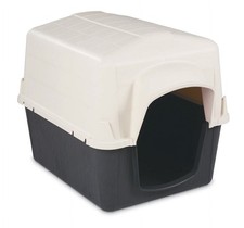 Barnhome 3 Plastic Outdoor Dog House Small Pets 15-25 lb White