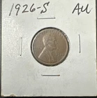 1926-S Lincoln Cent - AU/XF -  Details -