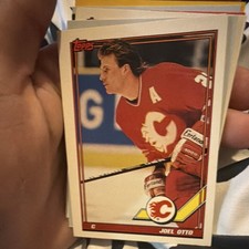 Topps O-pee-cheepro Set 1991-92 Nhl 10-card Lot Flames Red Wings Topps O-pee-cheepro Set 1991-92 Nhl 10-card Lot Flames Red Wings