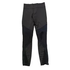 MICHI Ankle Length Mesh Panel Women’s Leggings Size Medium Black