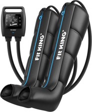 FIT KING Air Compression Recovery System, Cordless Full Leg Massager with Dynami