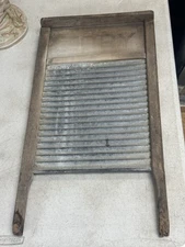 Antique vintage Tory  No 0800 Metal washboard decor 24" x 12"