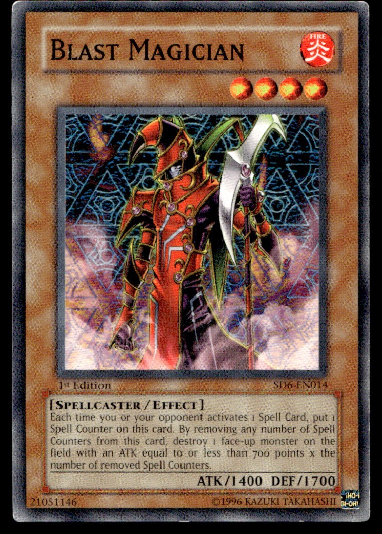 Blast Magician - SD6-EN014 - 1st Edition - YuGiOh | Buy 2 Get 1 Free
